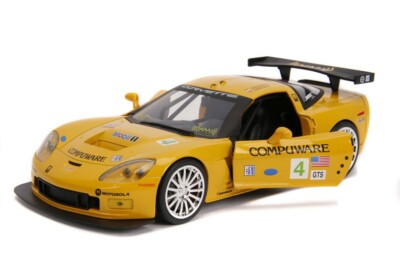 JADA BIGTIME MUSCLE BTM 2005 CHEVROLET CORVETTE C6-R 1:24 YELLOW