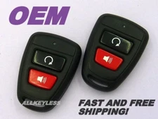 OEM PAIR of KIA dealer installed keyless entry remote fob 4360317 / ELVATJH