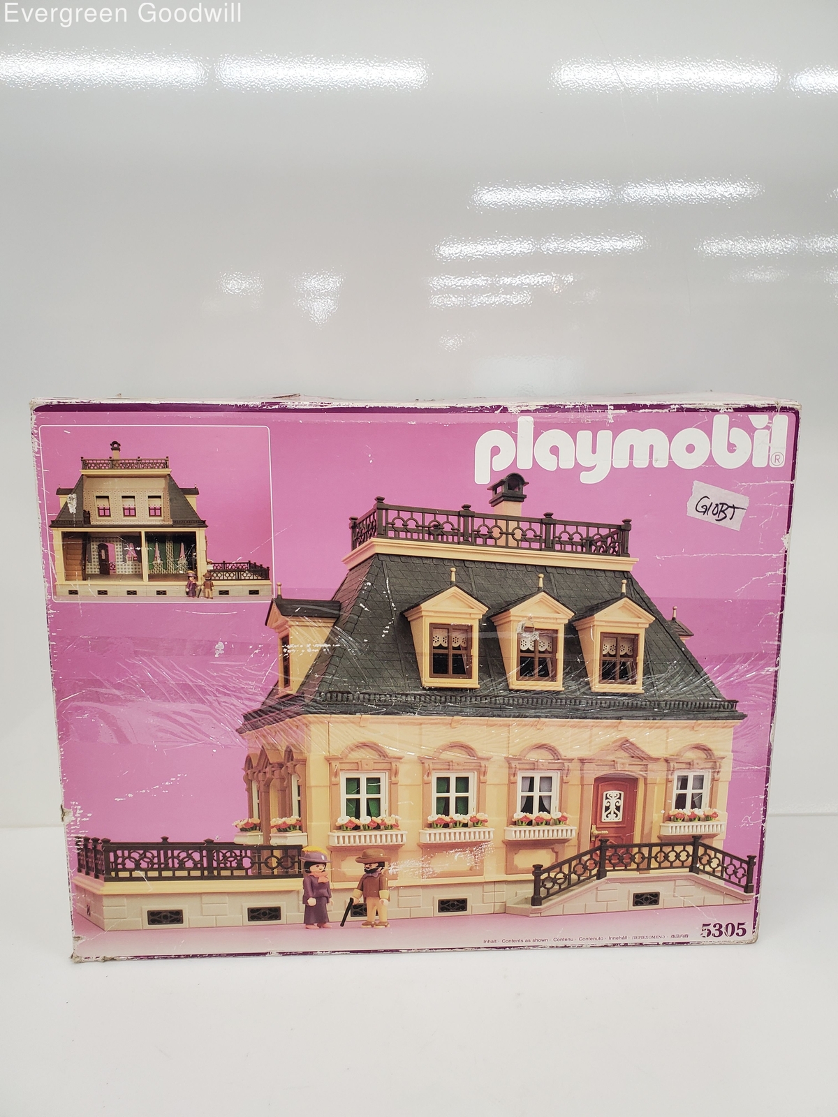 1990 Playmobil Victorian House Mansion 5305 w/Box Used