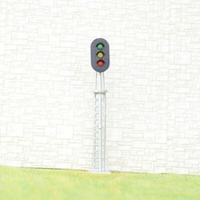 4 x OO / HO scale 3 aspects railroad signals G/Y/R 12V block signal LEDs made 3