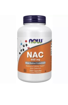 Now Nac 600 Mg 100 Capsules EXP 2/29 
