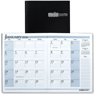 2026 260-02 HOD26002 House of Doolittle Monthly Appointment Planner, 8-1/2 x 11"