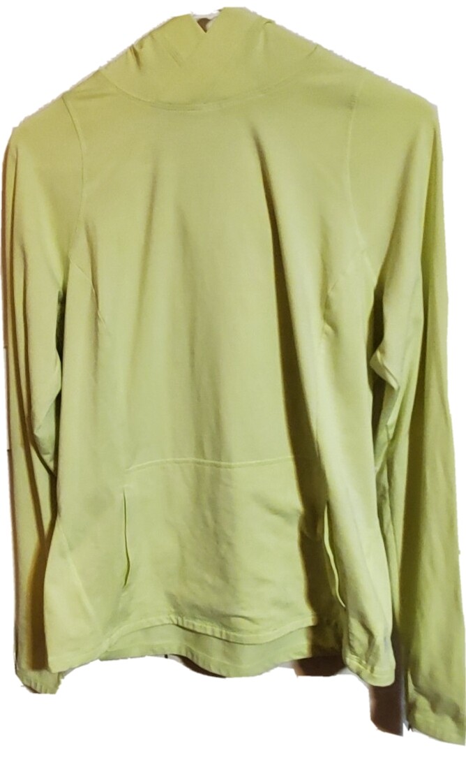 FILA Felpa con Cappuccio Donna Verde Neon L