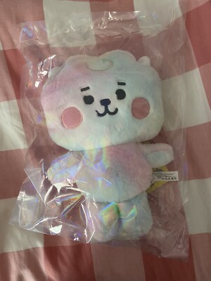 Official BT21 RJ Cotton Candy Japan exclusive plush toy BTS Jin Rainbow Plüsch