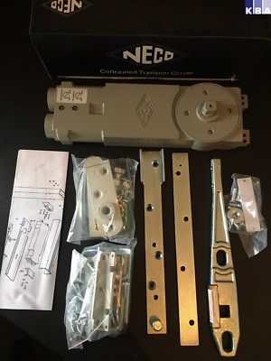 Neco Unterputz-Spiegeltürschließer für Aluminiumtüren (nicht offenhaltend)