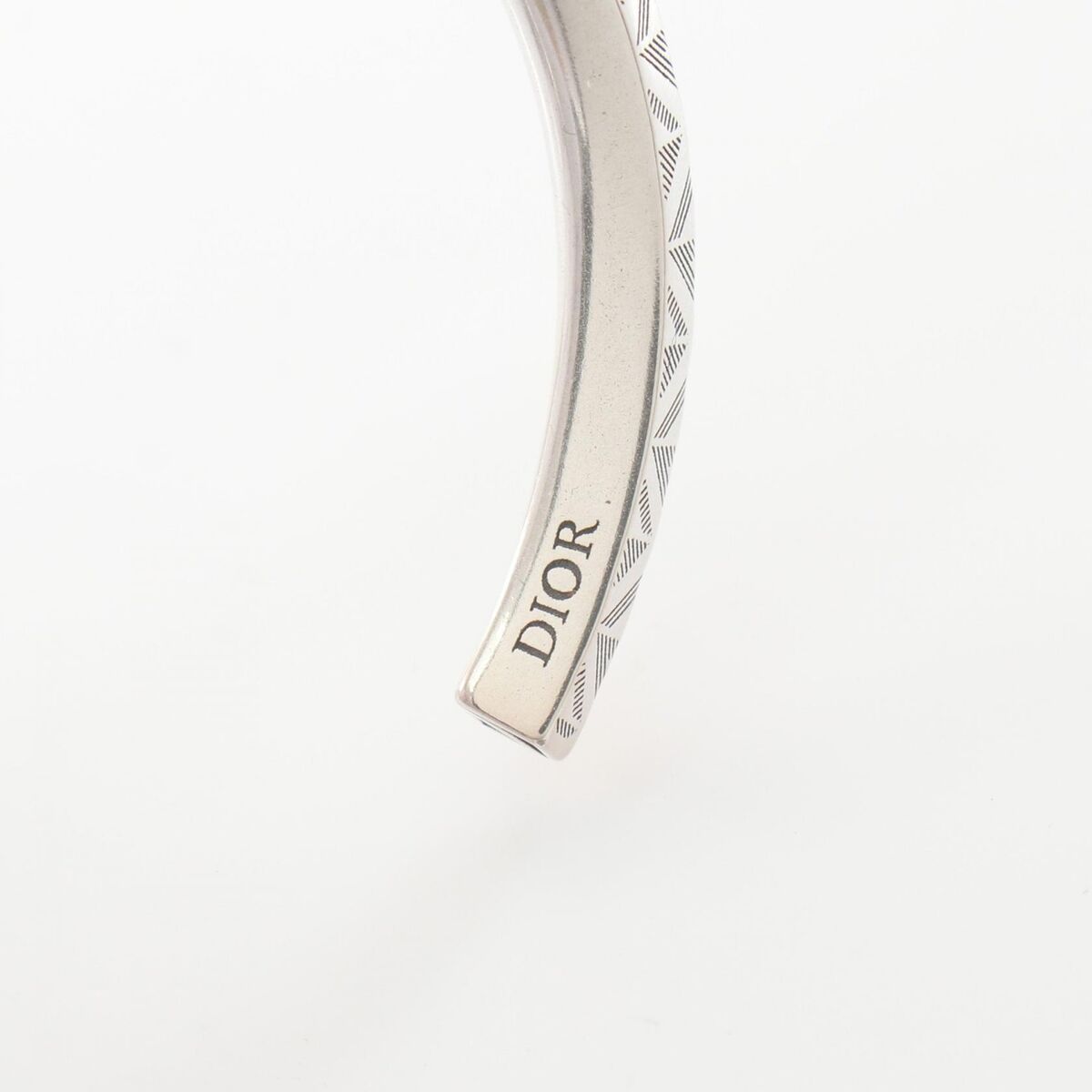 Christian Dior CD Diamond Bangle bracelet 19cm L B2285HOMMT906L Stainless Steel Christian Dior CD Diamond Bangle bracelet 19cm L B2285HOMMT906L Stainless Steel