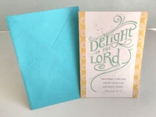 Birthday Delight in The Lord Friend Birthday Greeting Card w/Envelope
