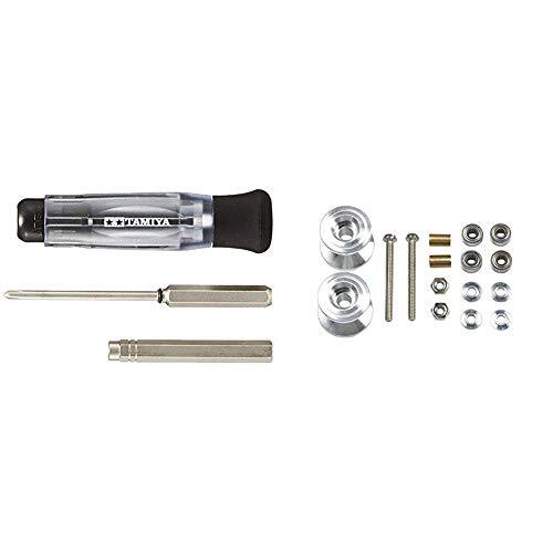 Tamiya Mini 4WD Driver Set PRO 74131, 2-stage Aluminum Roller set 13-12mm 15398
