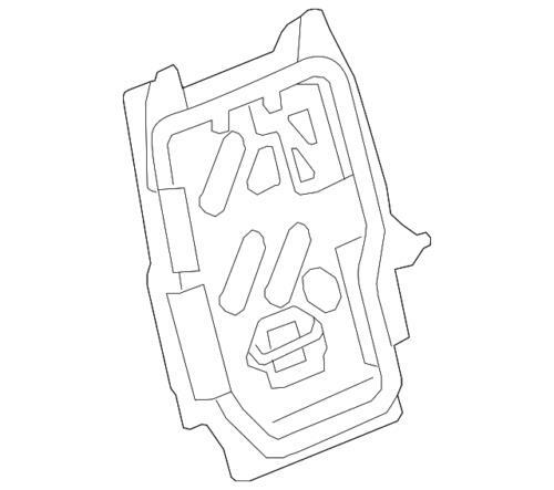 Marco del respaldo del asiento del lado del pasajero para Chevrolet Buick GMC 2008-2010 (P/N 25797655)