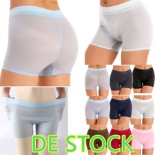 DE~Damen Durchsichtig Shorts Slips Bikinishorts Unterwäsche Unterhosen Trunk