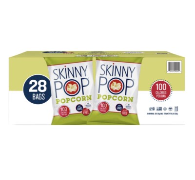 SkinnyPop Popcorn Original Snack Bags (0.65 oz., 28 ct.) | eBay