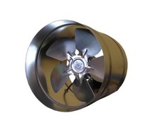 Metal Duct Extractor Fan 260mm Inline Commercial Industrial Axial Ventilator