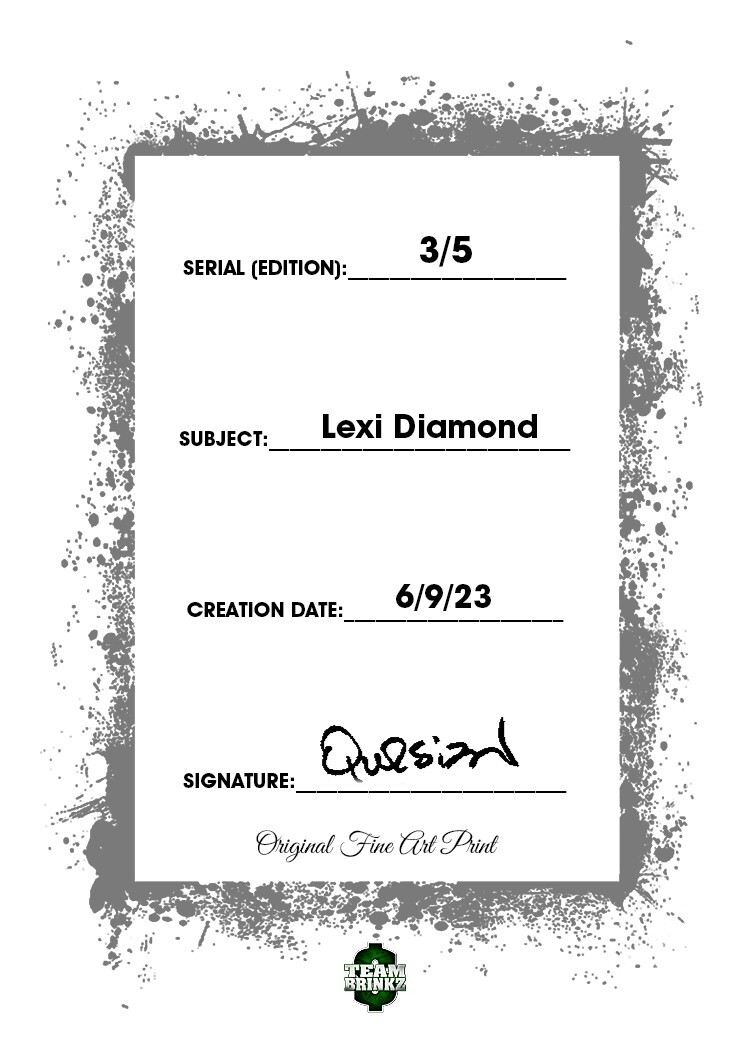 Lexi Diamond Actress Model Celebrity 35 ACEO Fine Art Print By:Q Pink |  eBay