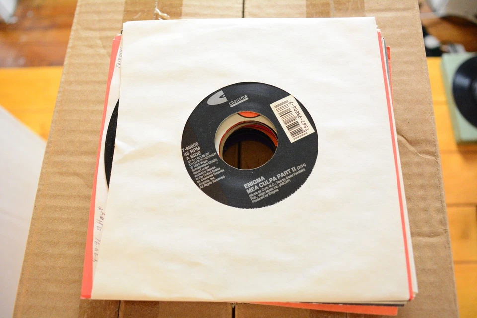 ENIGMA "MEA CULPA PART II" 45RPM 7" SINGLE VG++ [B4-12] - Image 2 of 4