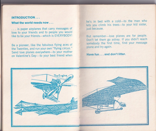 Peter Max Papierflugzeug Buch Erstausgabe 1971 - Bild 6 von 9