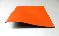 Silicone Rubber 10" Sheet High Temp Solid Red/Orange Commercial Grade 10x10x1/8"