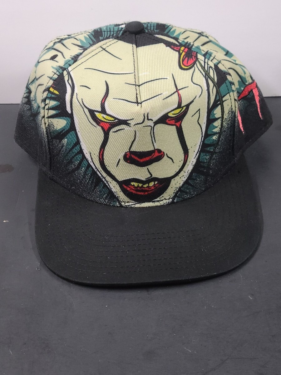 Movie IT Killer Clown Pennywise Ball Cap Hat Graphic Adjustable