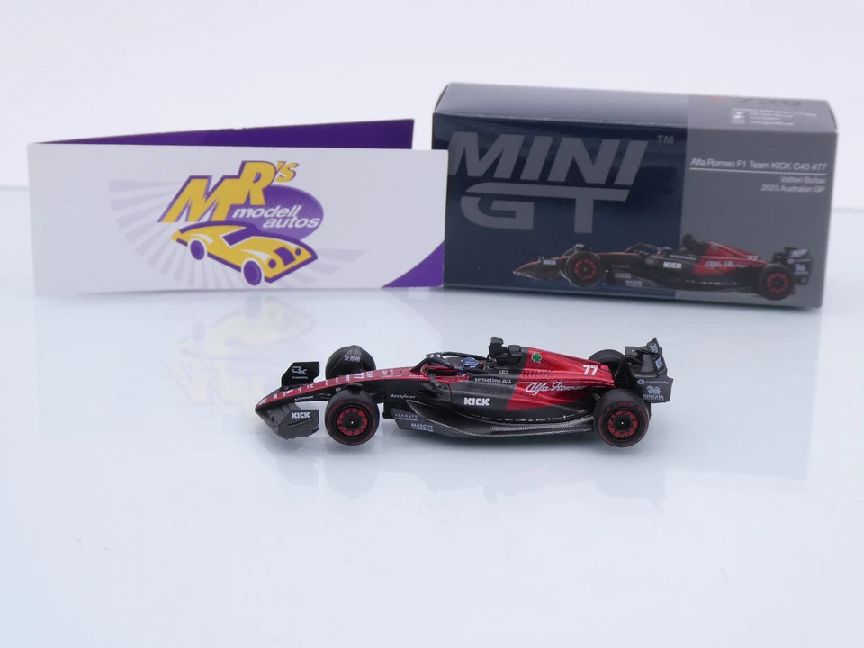 TSM Mini GT MGT00729-L # Alfa Romeo C43 F1 Australia GP 2023 " V. Bottas " 1:64 - Bild 2 von 4