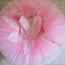 Pink Professional Ballet Dress For Girls Kids Ballerina Dress Women Dance Wear