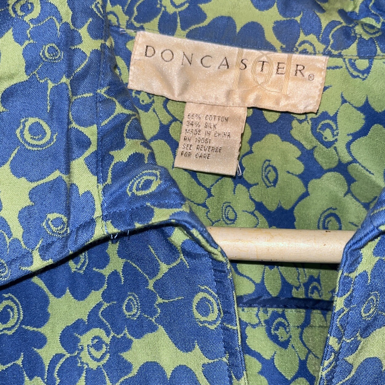 Vintage Doncaster Button Front Collared Light Jac… - image 5