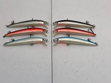 Lure Set N6A-Bass Fishing Plug-Shallow Depth Diver 6 New Crankbaits-Ships Free