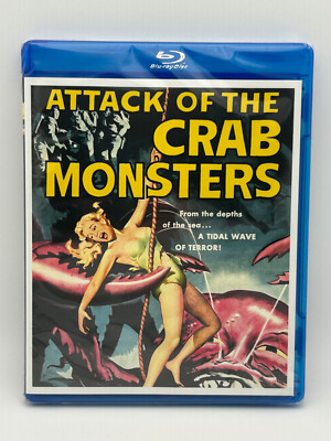 Attack of the Crab Monsters Blu-ray Scream Factory 50s Horror Sci-Fi OOP NEW