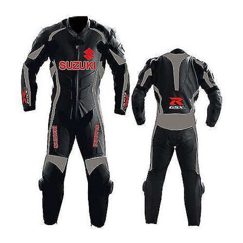 Combinaison de moto cuir GSXR Suzuki veste de course avec protections CE
