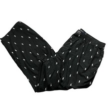 Polo Ralph Lauren "large" see measurements Black White Ponies Leisure Pants