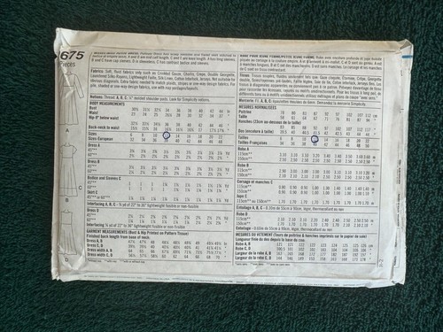 Simplicity Patterns (W) ~ CUT PATTERNS ~ All are Size 12 * ~ * ~ * Listing 4717 - Picture 79 of 99