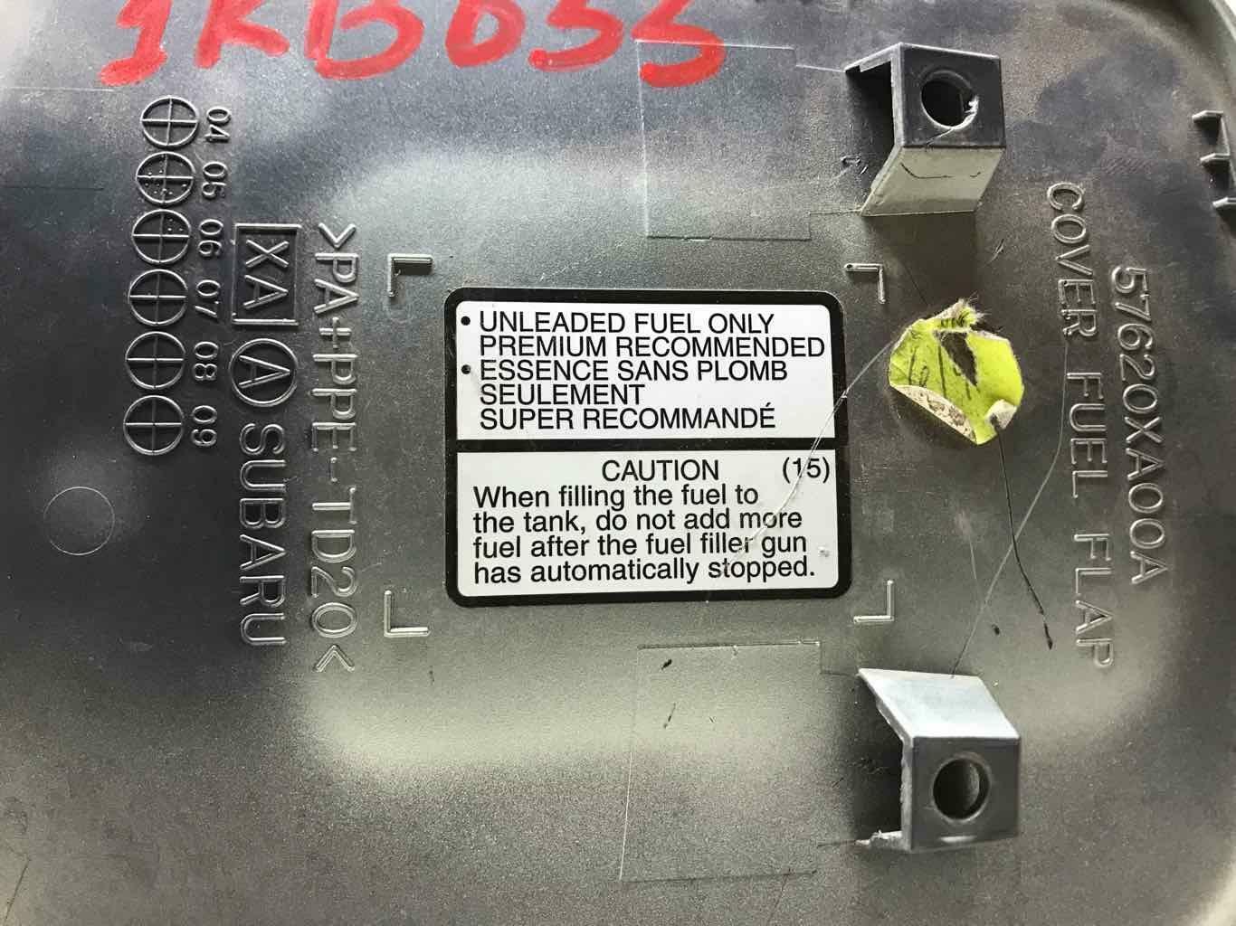 Fuel/Gas Tank Door Subaru Tribeca 2006 2007 eBay