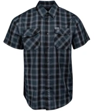 DIXXON Flannel THE SHAPE Bamboo Shirt SS Men's LARGE Horror Series Friday 13th