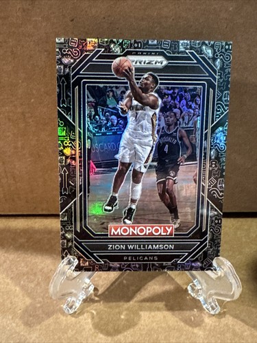 2022 Prizm NBA Monopoly Zion Williamson #55 Black Icons SP - Bild 2 von 14
