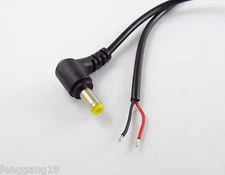 1x CCTV DC Power Connector 5.5mm x 2.1mm Male Right Angle Adapter Cable 30cm 1ft