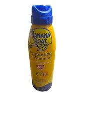 Banana Boat Protection + Vitamins C B3 Sunscreen Spray SPF 50+ 4.6 oz Exp 07/25