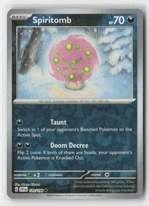 Spiritomb 129/198 Reverse Holo Scarlet & Violet Base Set