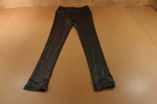 Fashion Nova Womens Medium Black Always Around Faux Leather Ankle Leggings NWT