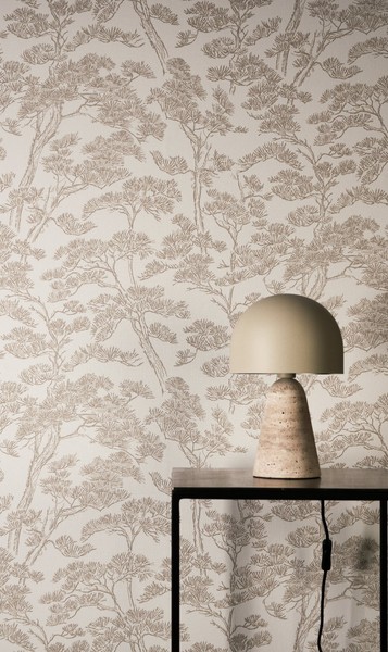 Vliestapete BäUme Asiatisch Floral Abstrakt Wald Creme Beige 79001-2 (4,31€/1Qm)-image