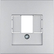 B.7 MODULE ALUMINUM MATTE PLATE FOR USB SOCKETS B.SQUARE 10331404