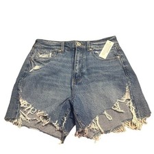 Distressed Denim Cut Off Shorts Women s size 6
