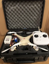 DJI Phantom Drone Quadcopter - Gopro Professional Custom Xtreme Case - Untested