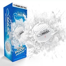 Exploding Golf Balls Funny Cloud on Impact Prank Ball 3 Pack