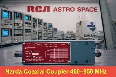 Narda Microlab Coaxial Directional Coupler 3001-20 460 950 MHz - RCA Astro Space