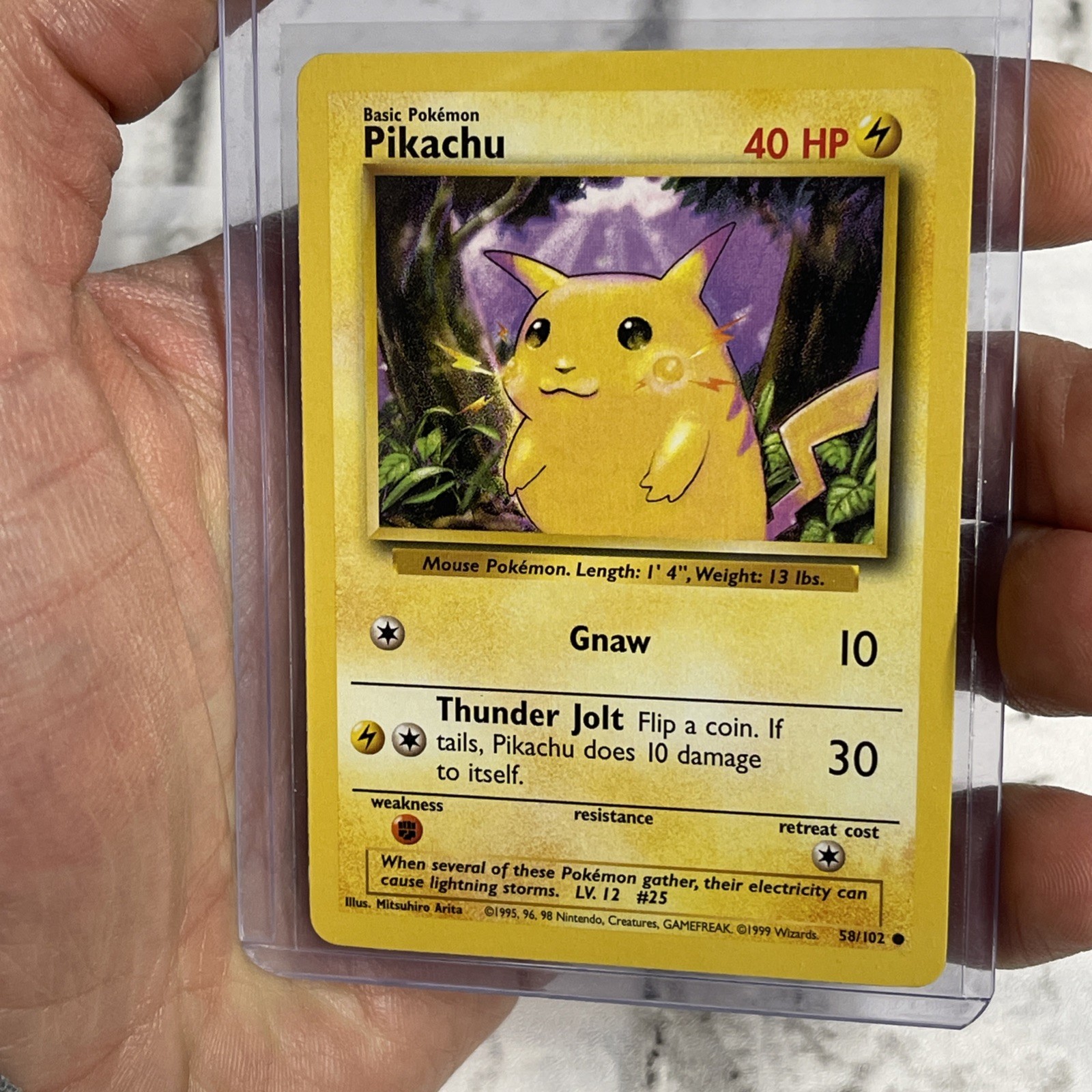 Pikachu 1999 Pokemon Game #58 Unlimited Price Guide - Sports Card
