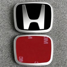 Fit For Accord Fit Civic Si S2000 Jdm Black Steering Wheel H Emblem 5040mm Fit For Accord Fit Civic Si S2000 Jdm Black Steering Wheel H Emblem 5040mm