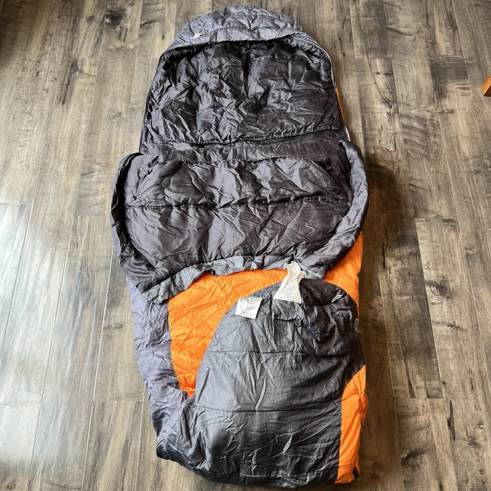 Marmot Trestles Regular 0° F Sleeping Bag Spirafil Synthetic Orange Mummy - Image 2 of 4