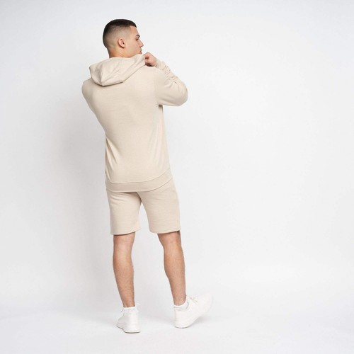 Crosshatch - Men's Everyday Essentials 'EMMSON' Hoodie - Stone - Picture 4 of 6