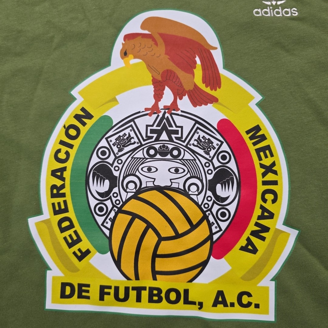1986 Adidas Originals Mexico Soccer Shirt Men S Green World Cup