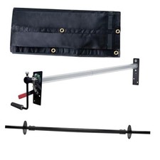 Heavy-Duty Dump Truck Tarp Kit, with Rear Anti-Sail Bow Set with 7'x16' PVC