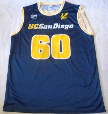 UC San Diego UCSD Tritons Basketball Jersey Tank Top Shirt Size XL Adult