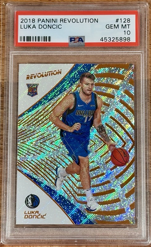 2018-19 Panini Revolution #128 Luka Doncic ROOKIE RC PSA 10 Gem Mint!